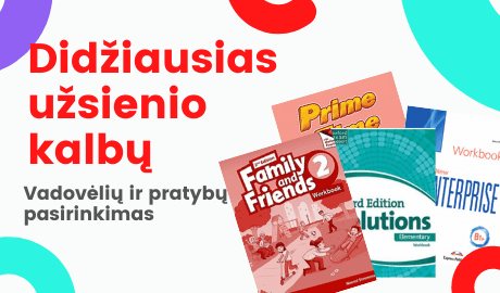 užsienio kalbų vadovėliai ir pratybos